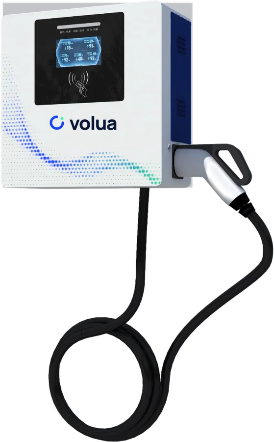 Volua DC 40, carregador rápido dc de parede · 40 kw